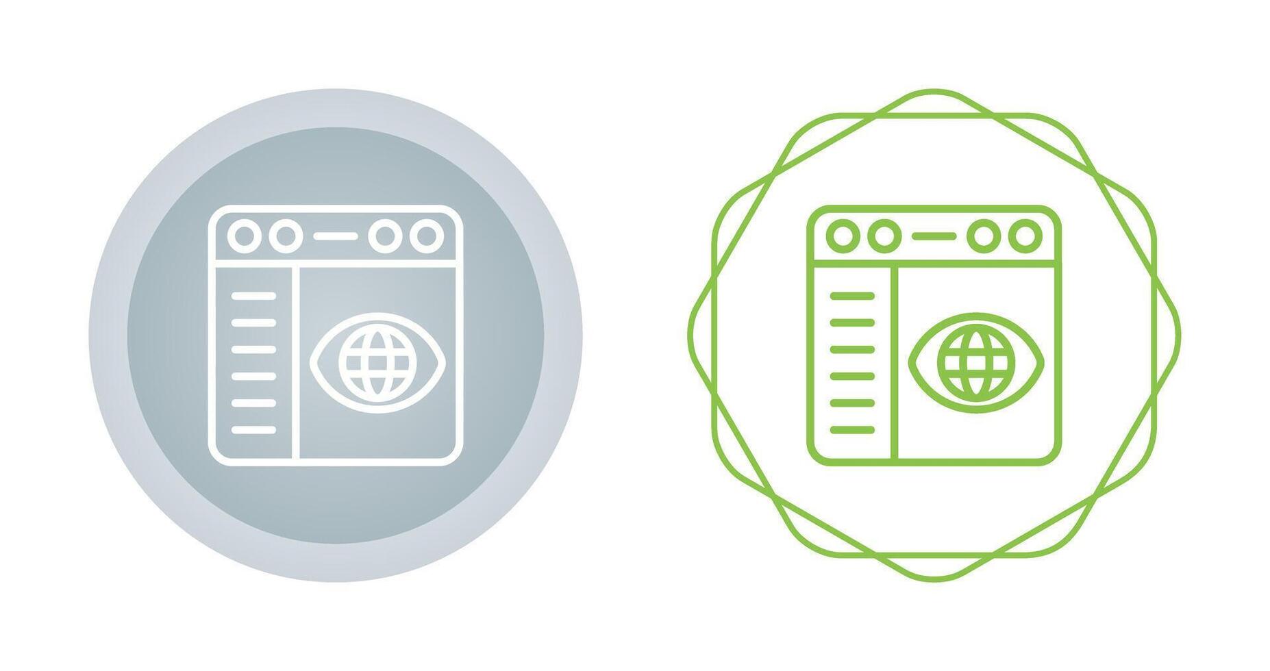 Browser Settings Vector Icon