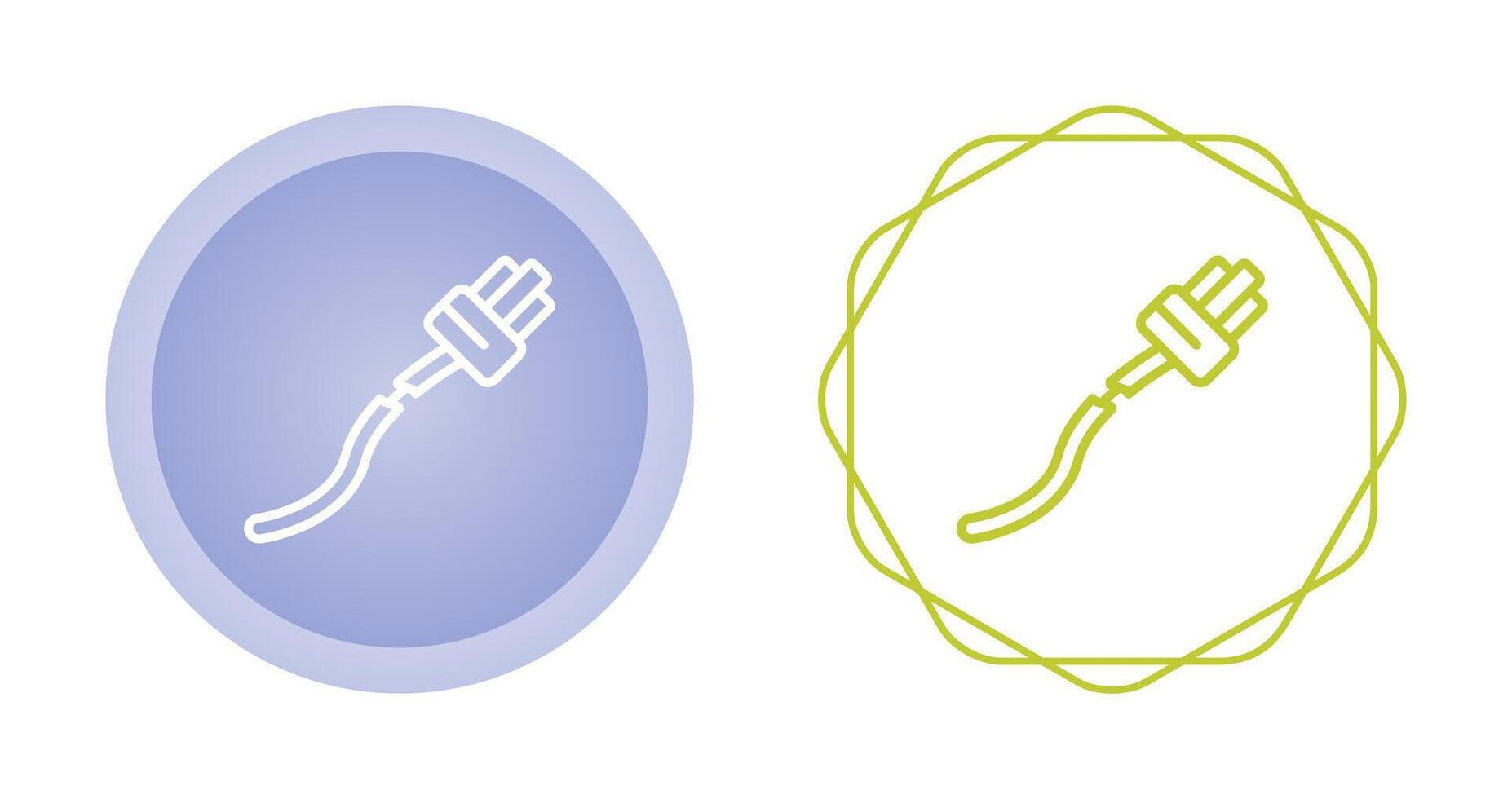 Broken Cable Vector Icon