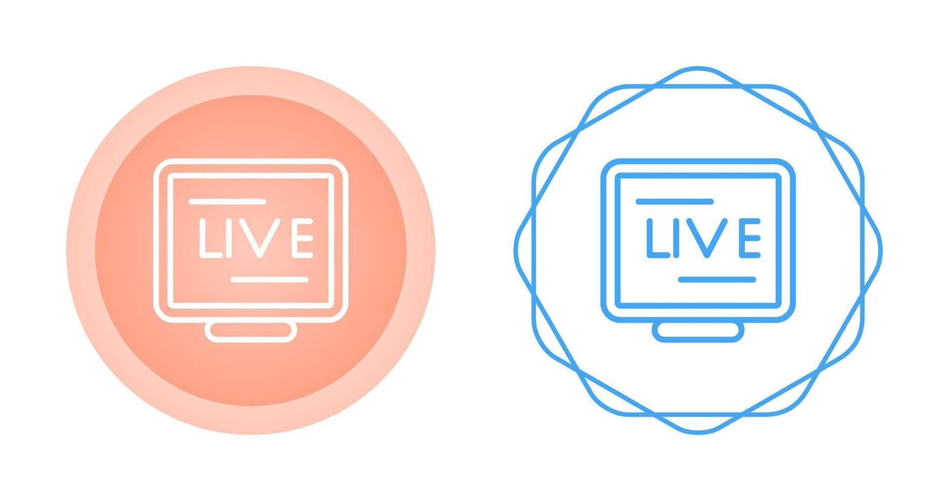 Live Stream Vector Icon