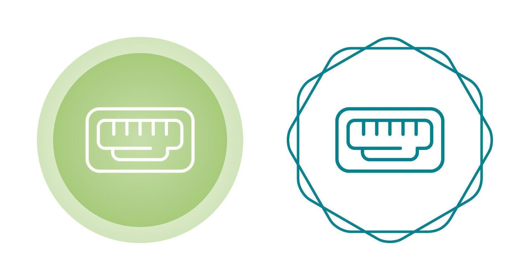 Ethernet Port Vector Icon