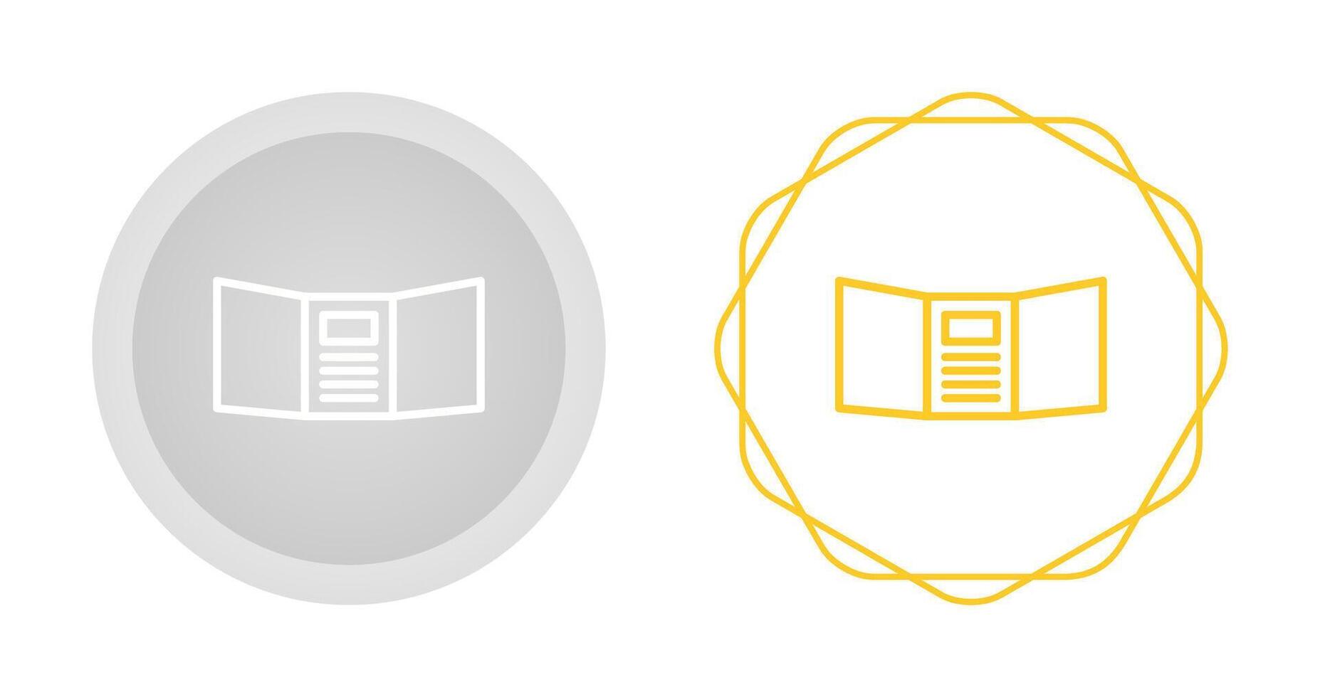 Triptych Vector Icon