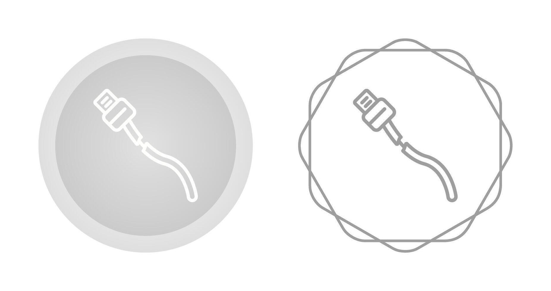 Broken Cable Vector Icon