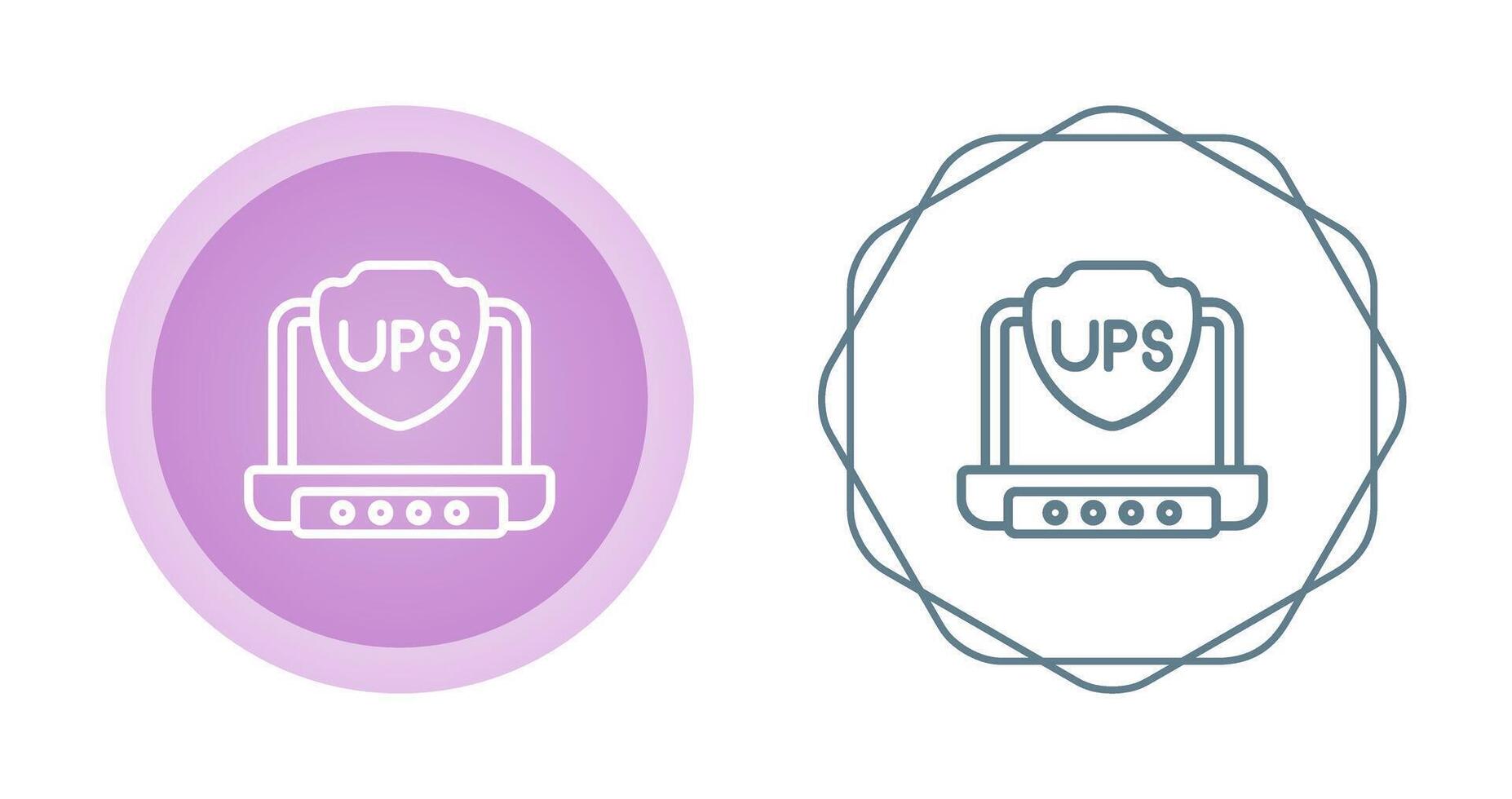 UPS Vector Icon