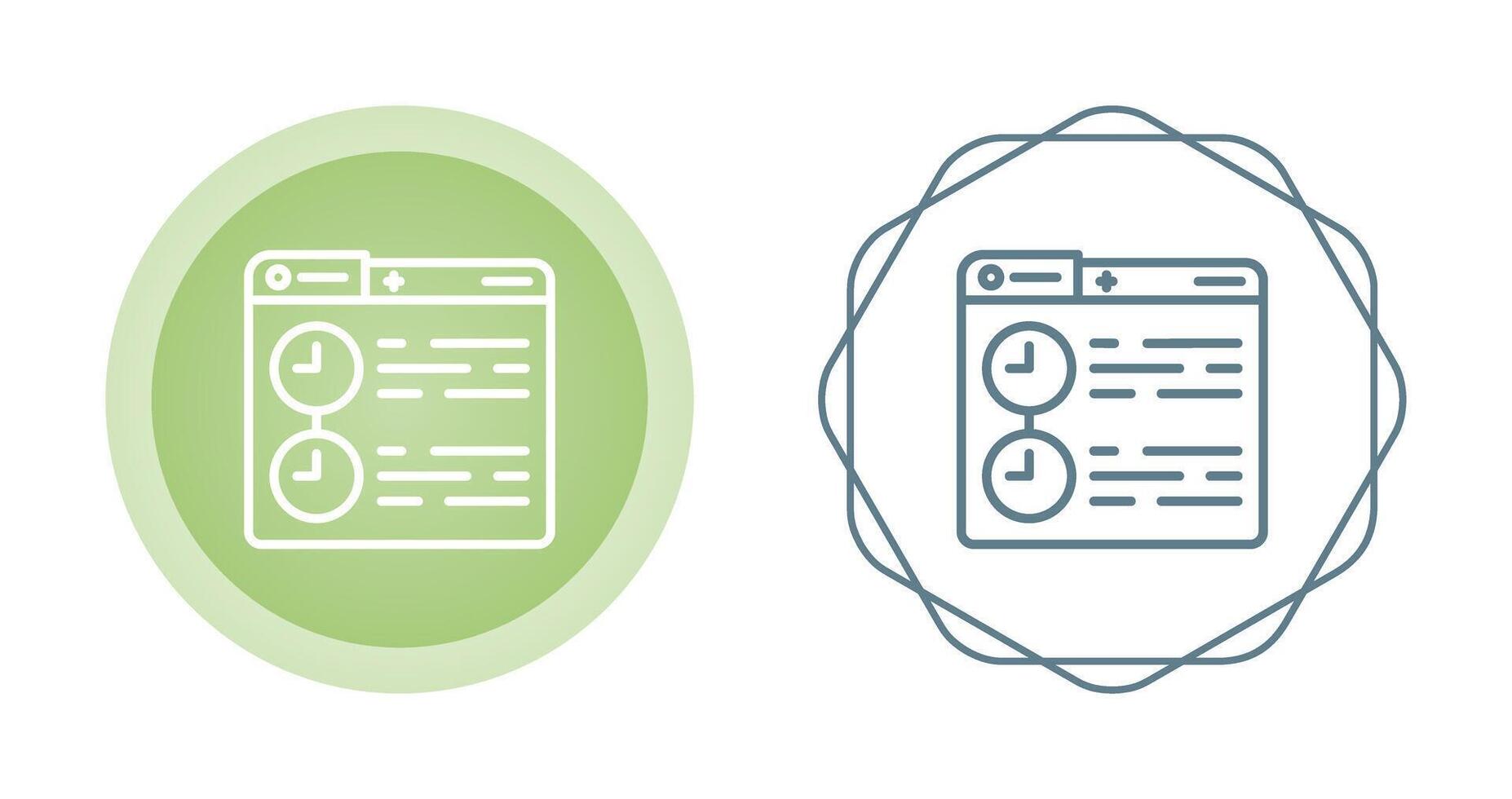 Timeline Vector Icon