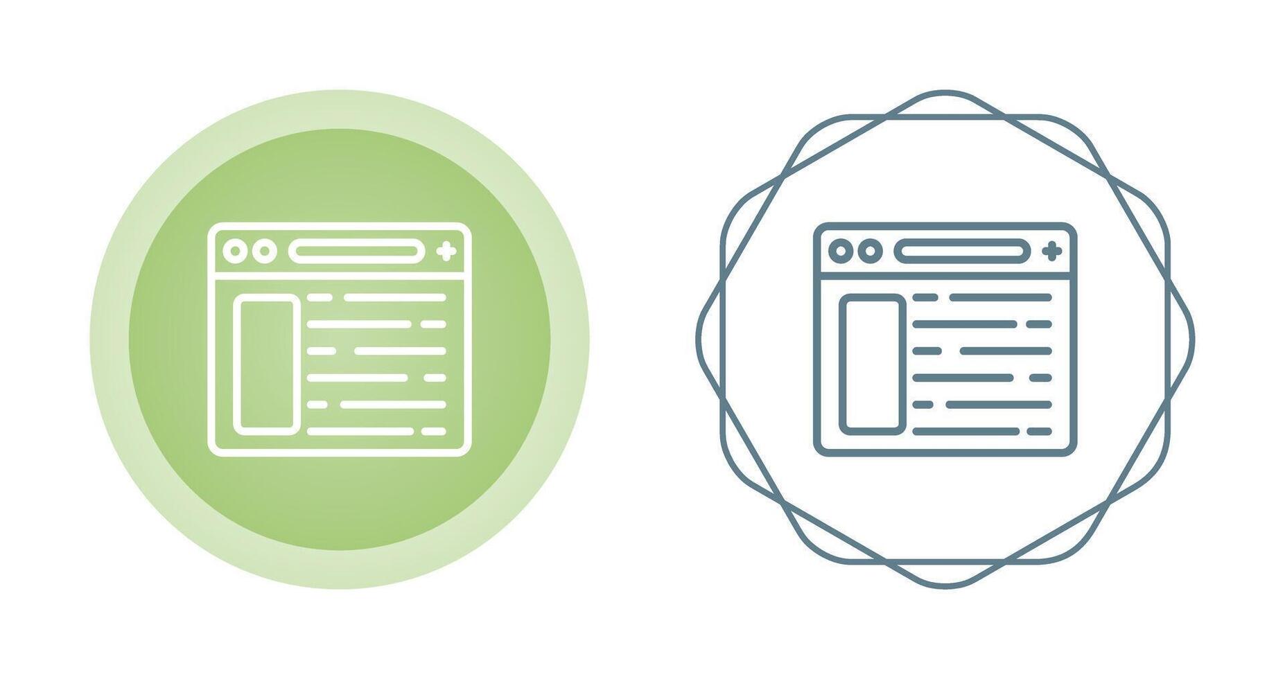 Browser Vector Icon