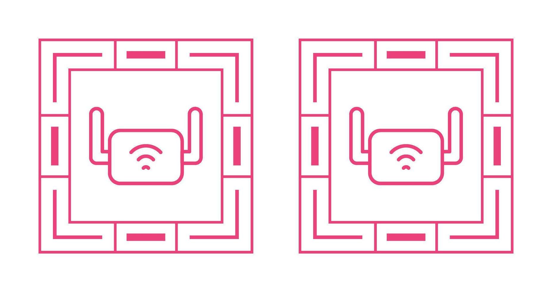 Wi-Fi Range Extender Vector Icon