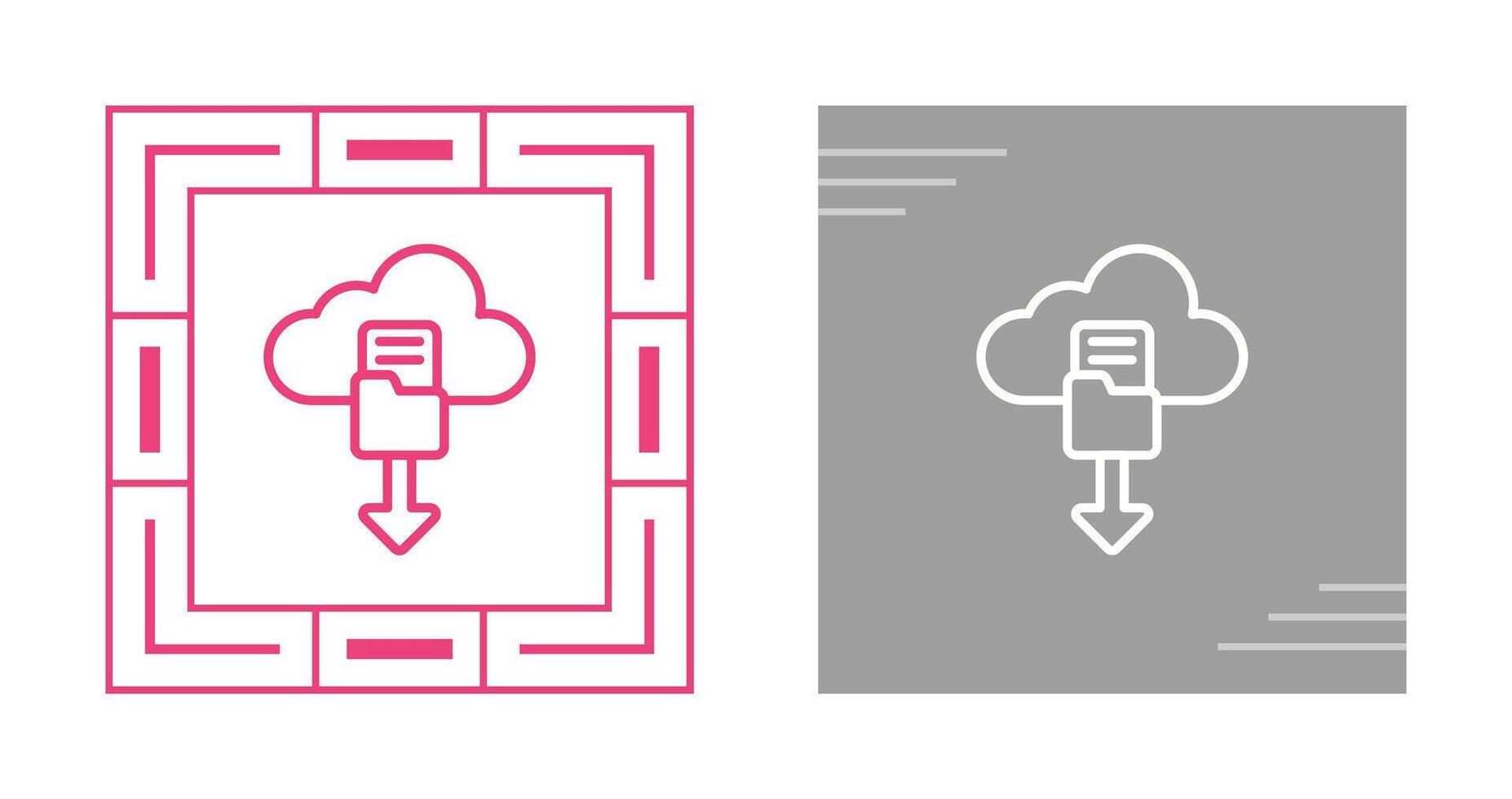 nube seguridad revisión de cuentas vector icono