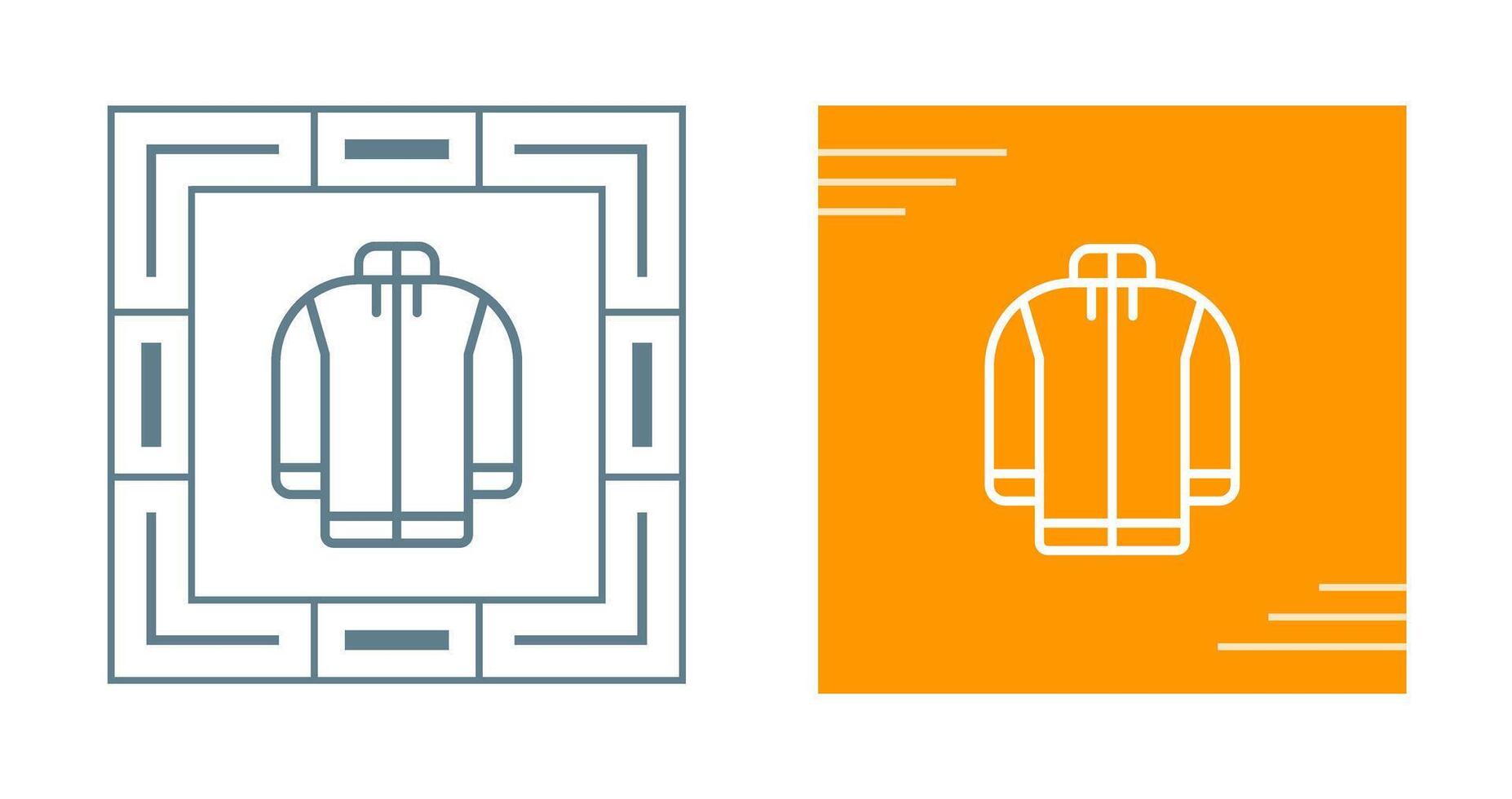 Fleece jacket Vector Icon