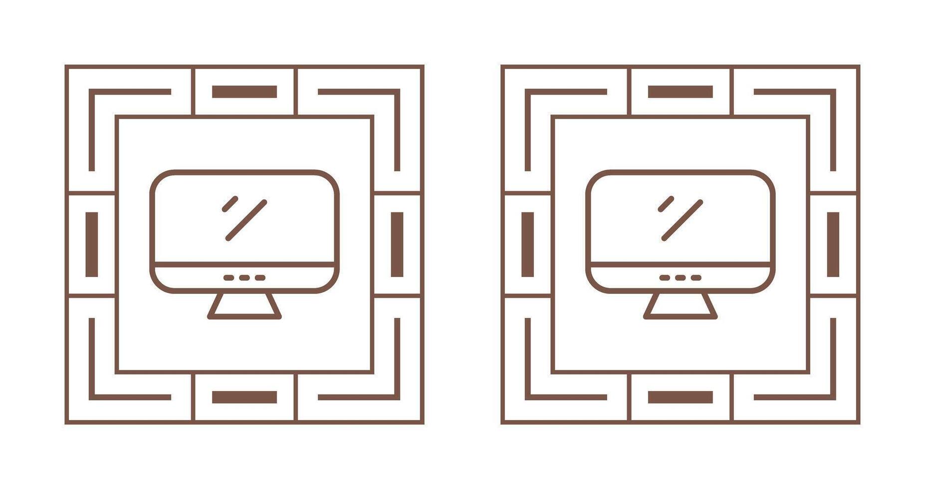 Monitor Vector Icon