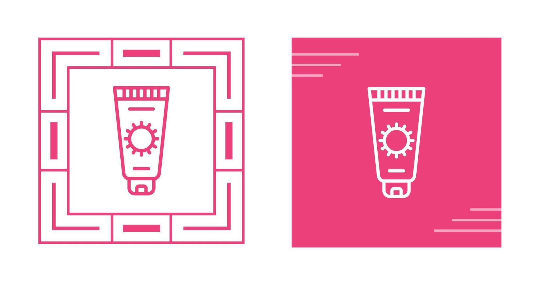 Sunscreen Vector Icon