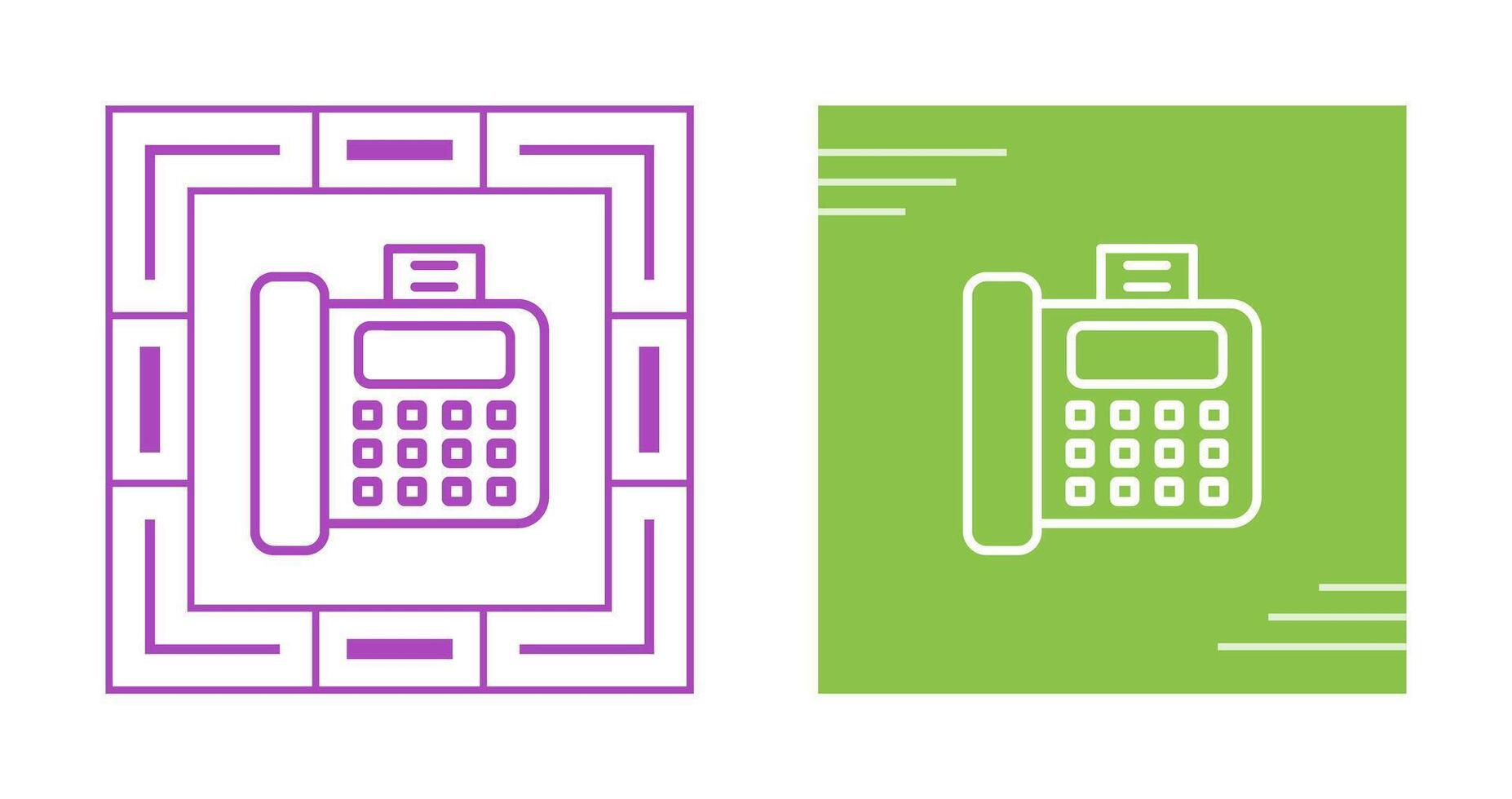 Fax Machine Vector Icon