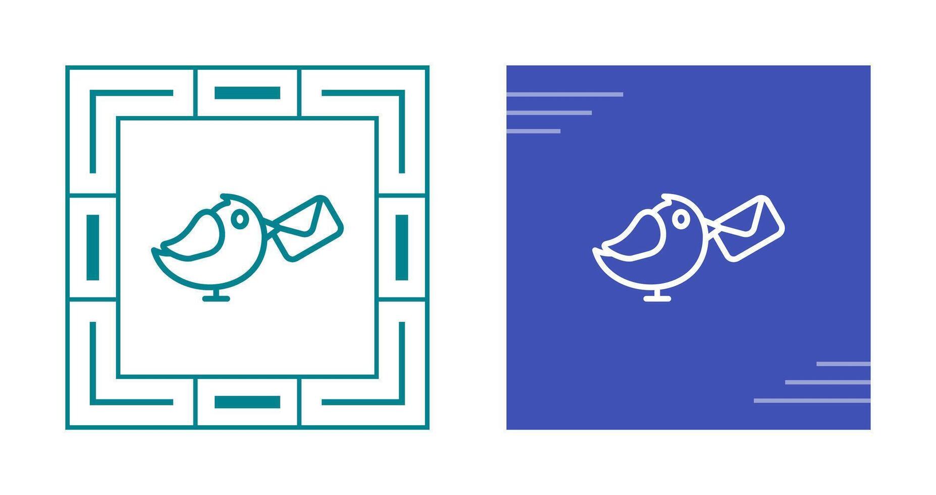 Carrier Pigeon Vector Icon