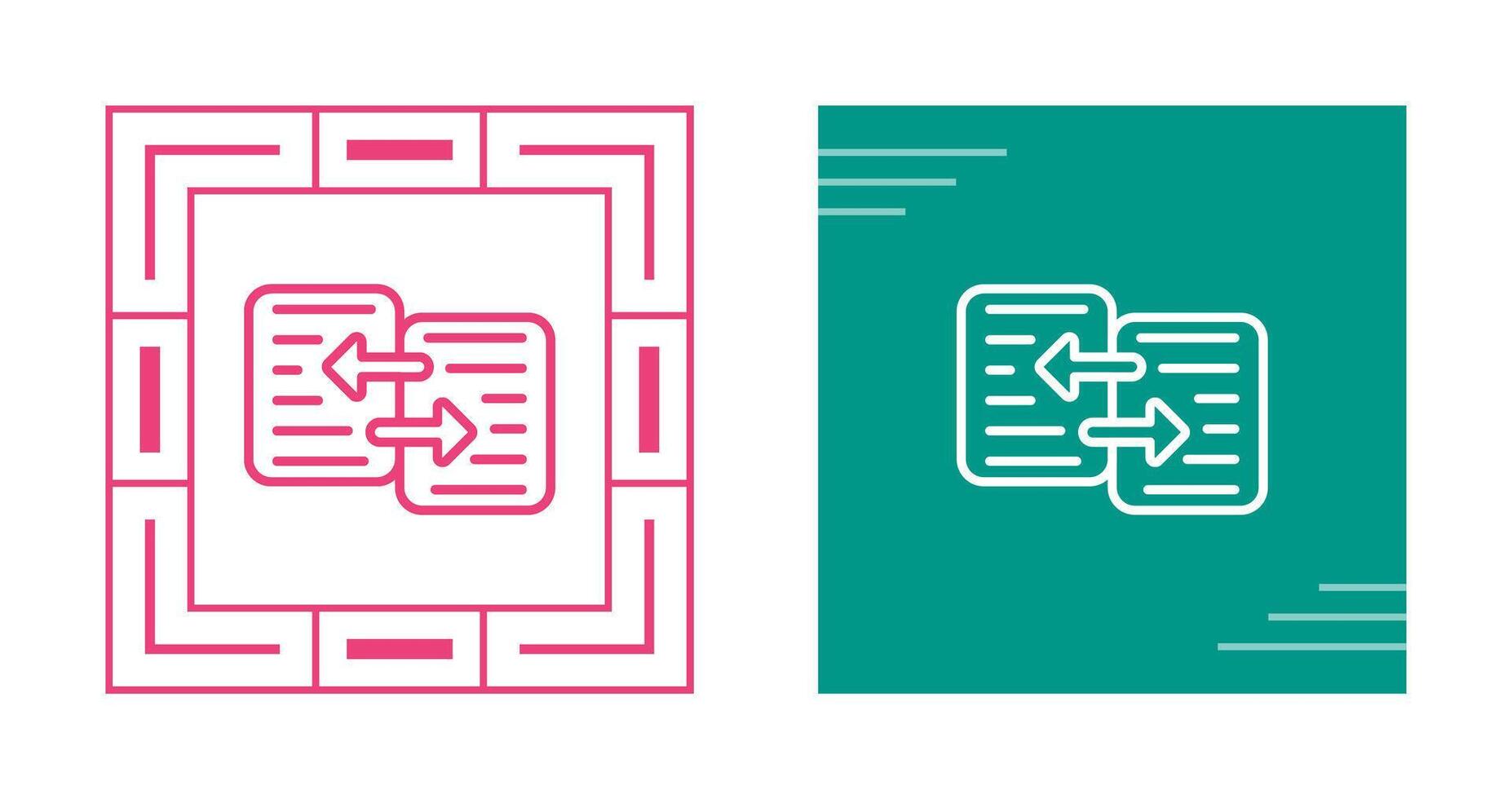 Data Transfer Vector Icon