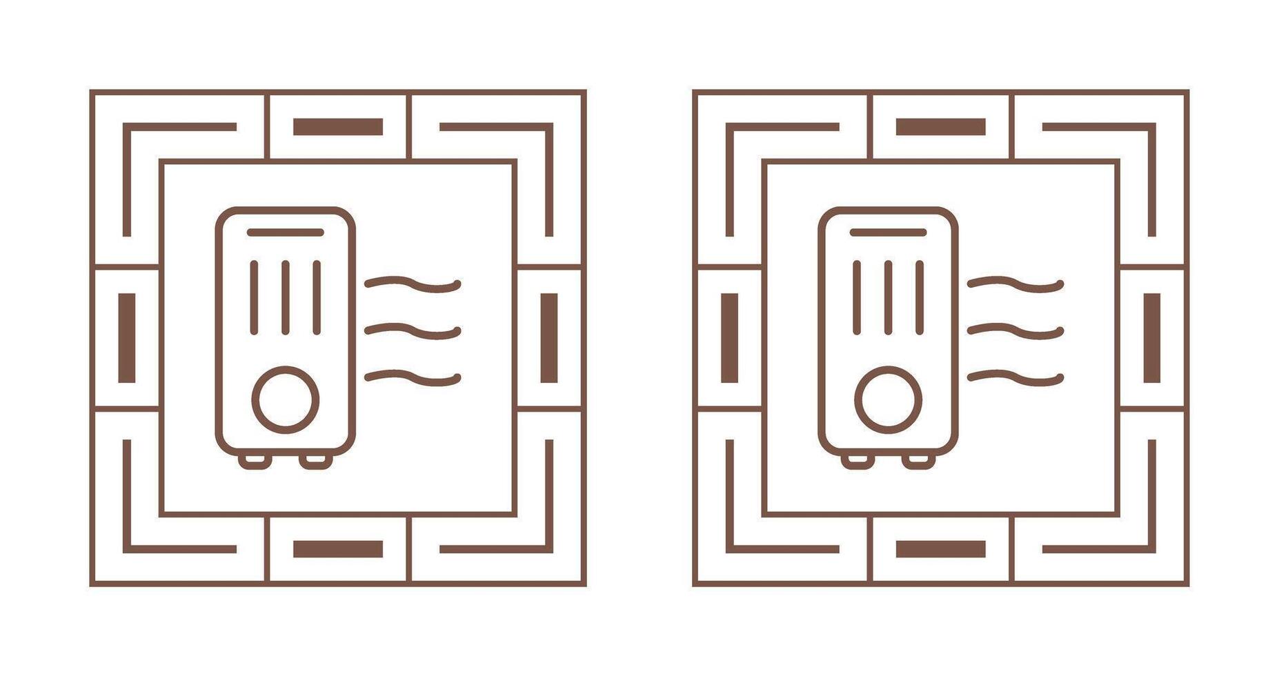 Portable Air Purifier Vector Icon
