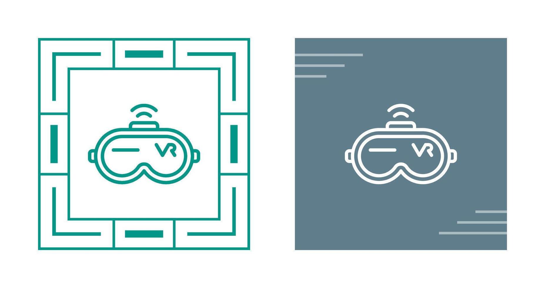 Virtual Reality Headset Vector Icon