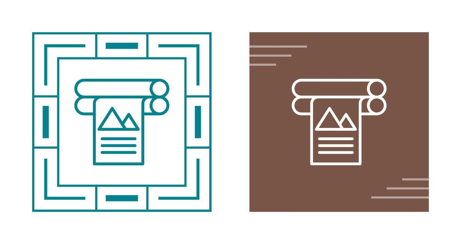 Large Format Printer Vector Icon
