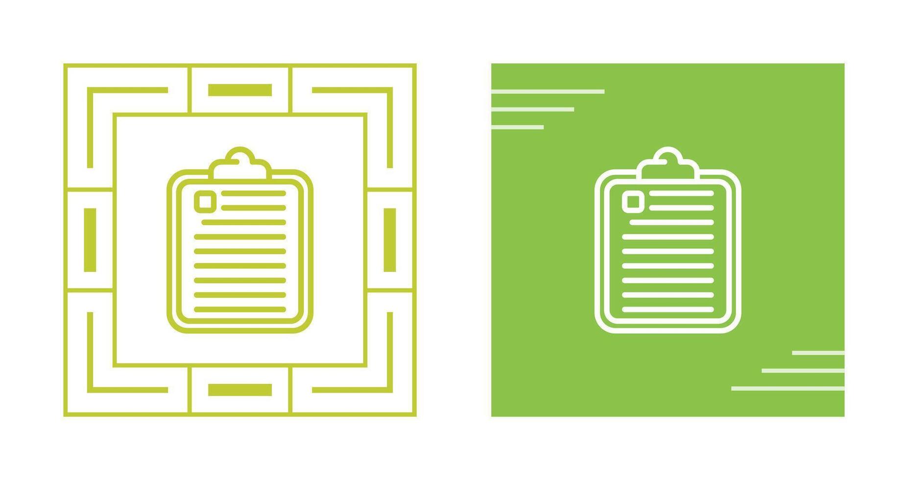 Clipboard Vector Icon