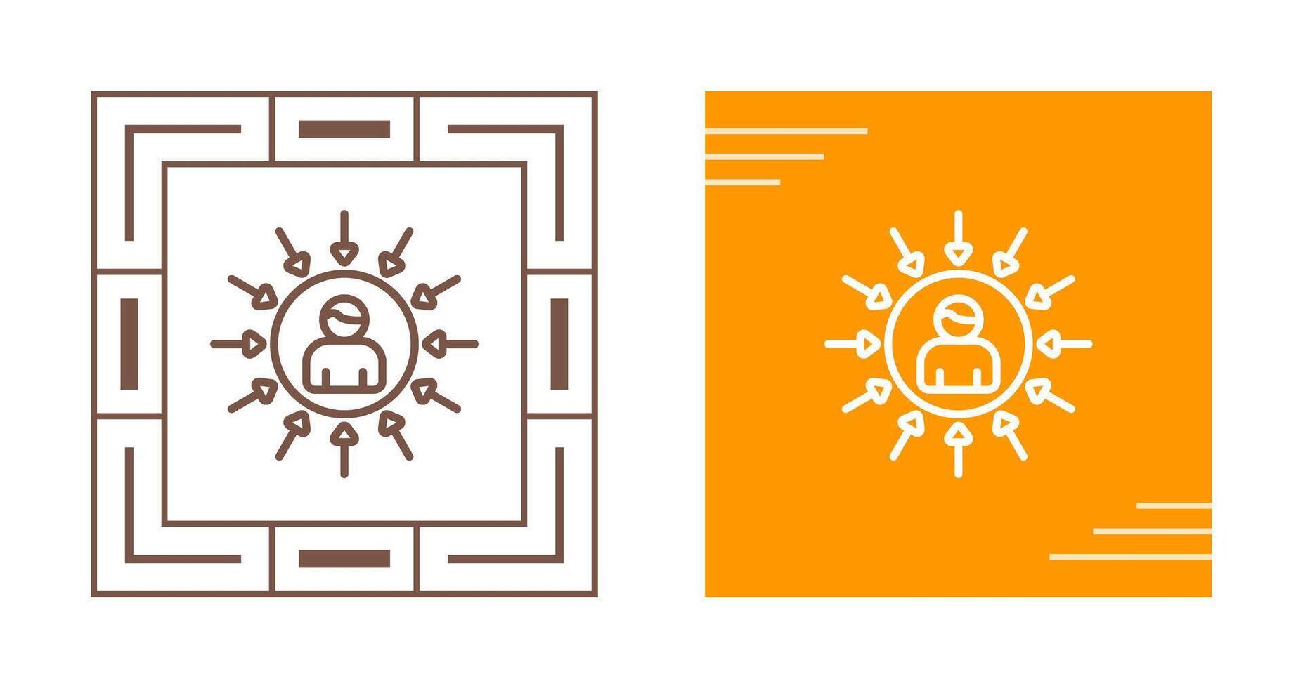 User Centered Design Vector Icon