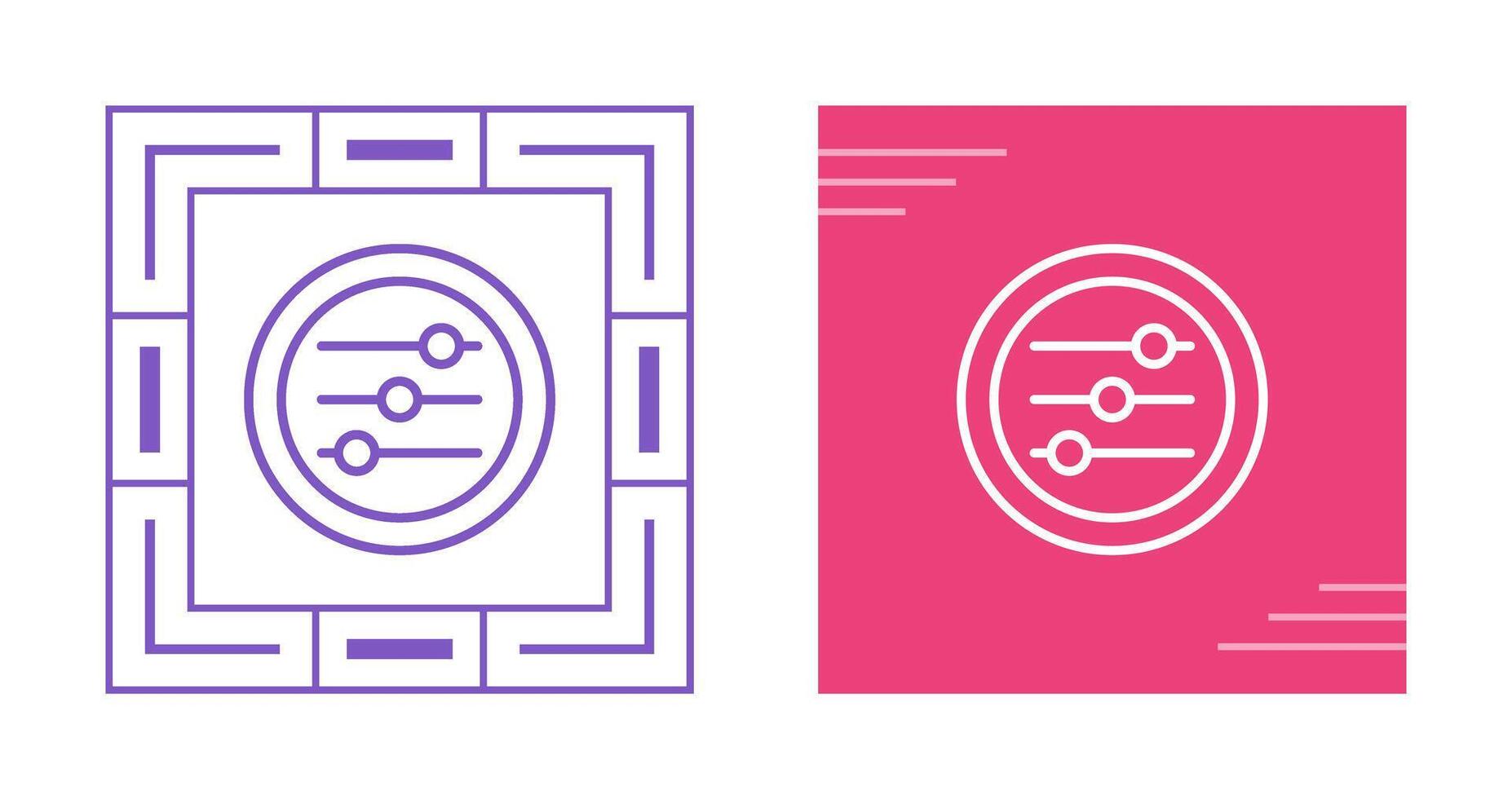Settings Sliders Vector Icon