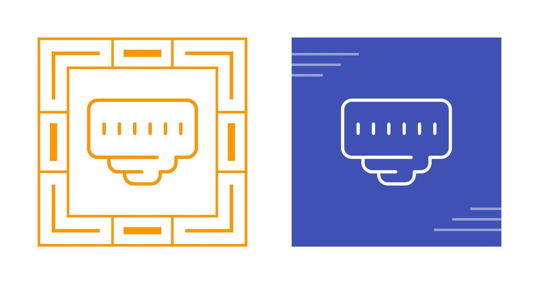 Ethernet Port Vector Icon