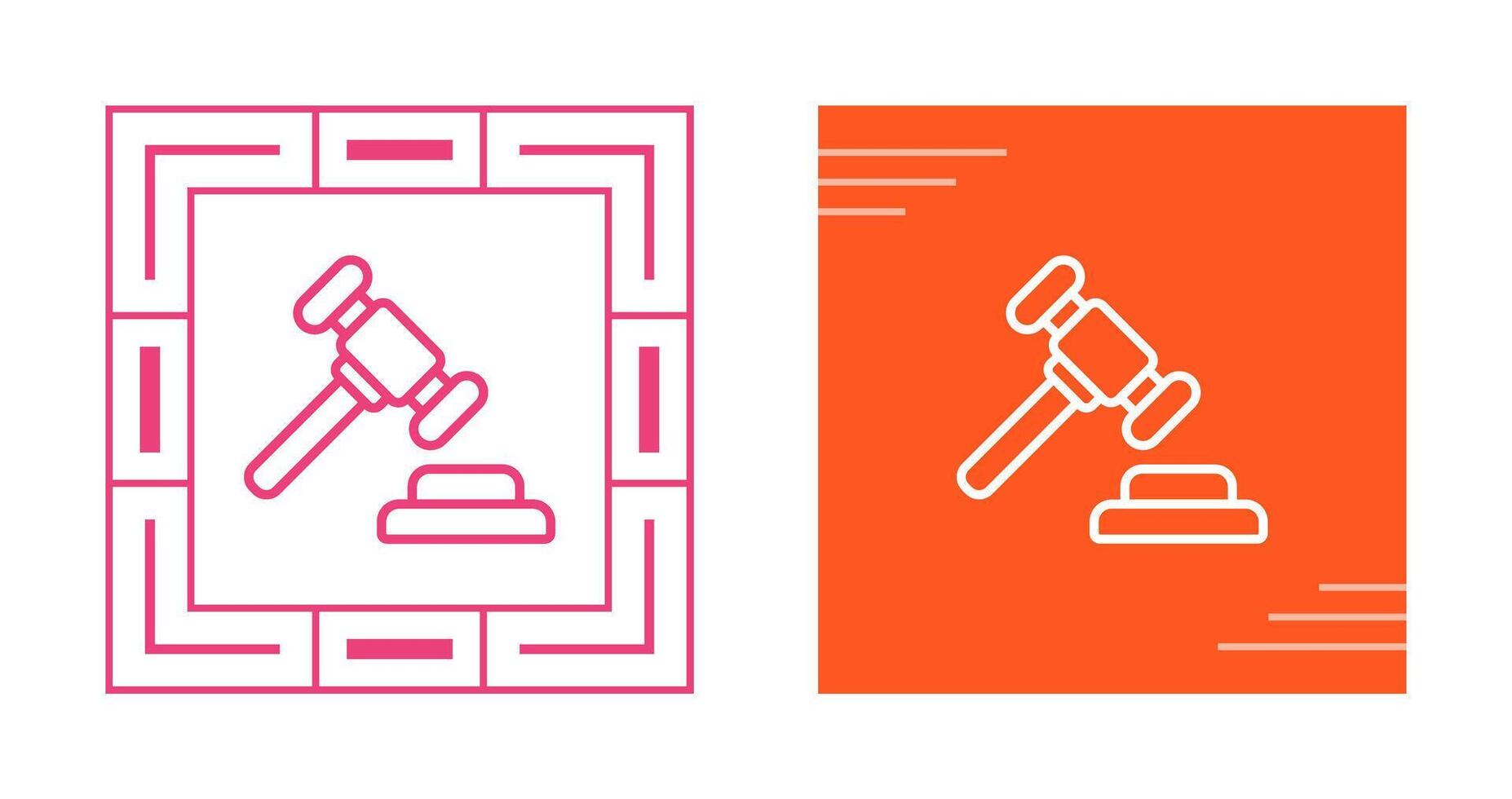 Gavel Vector Icon