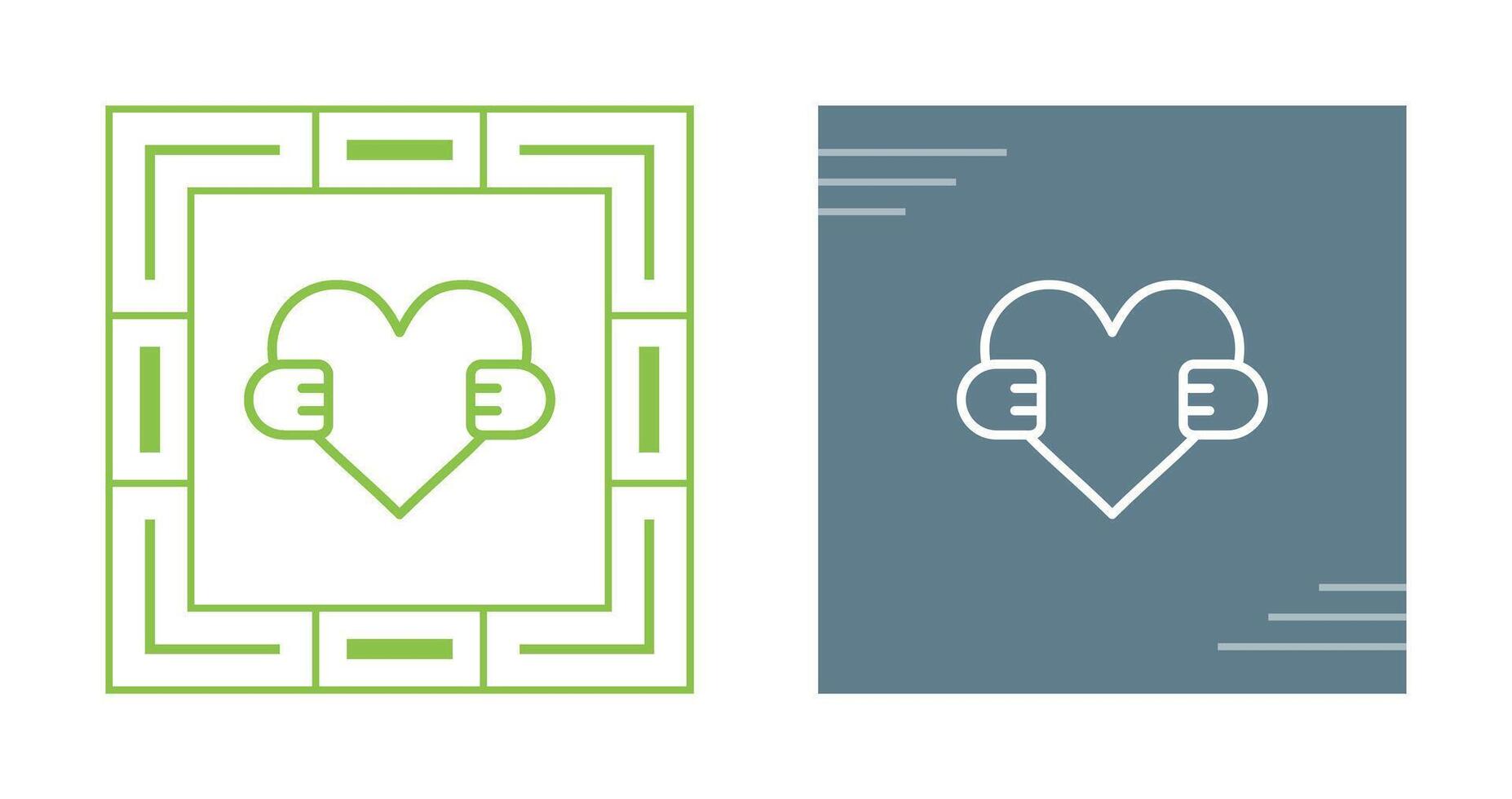 Hand Holding Heart Vector Icon