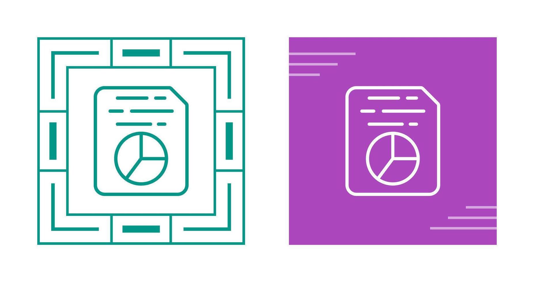 documento insertar diagrama vector icono