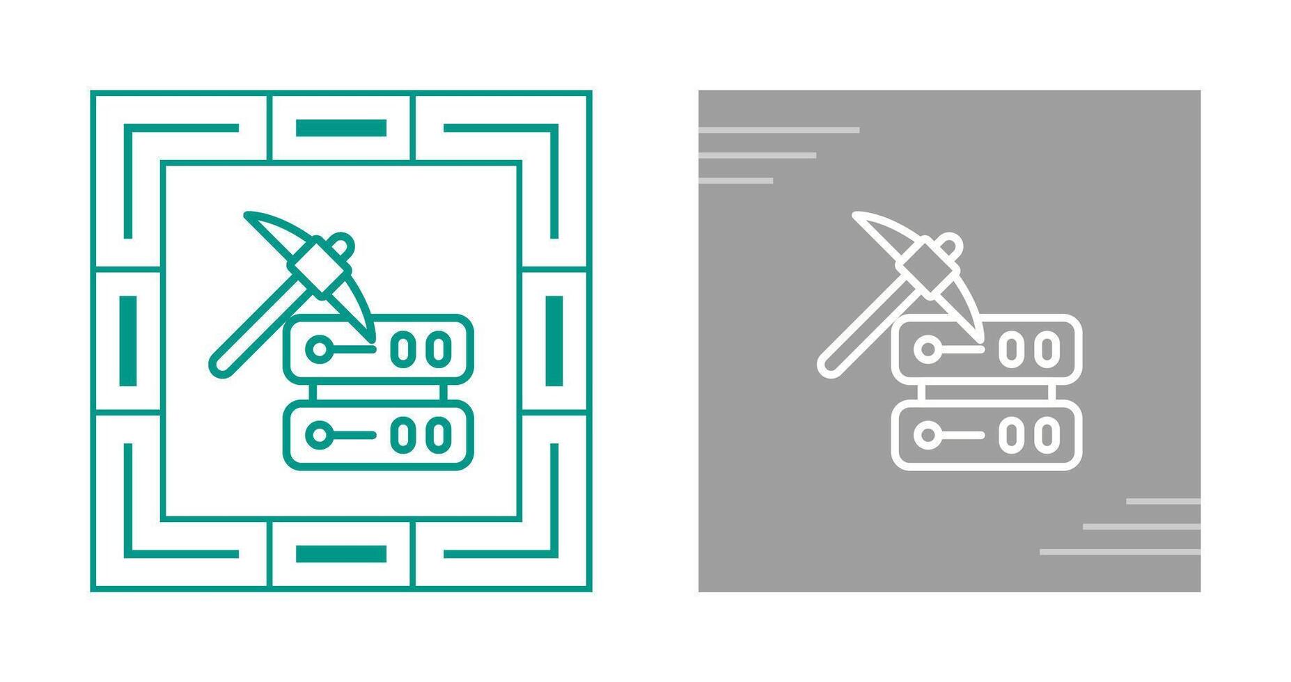 Data Mining Vector Icon