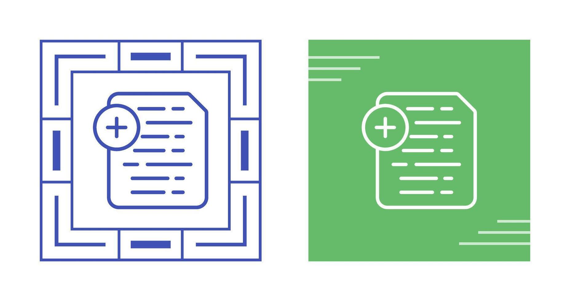 Document Insert Icon Vector Icon