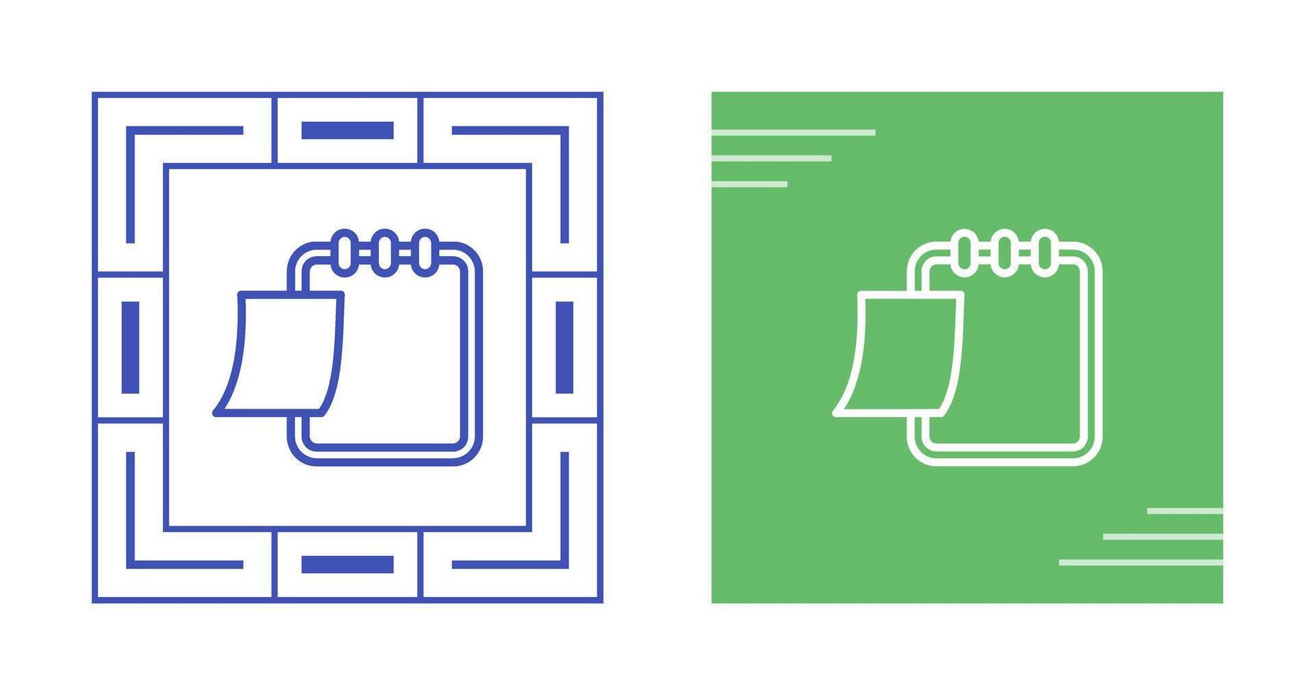 Writing pad Vector Icon