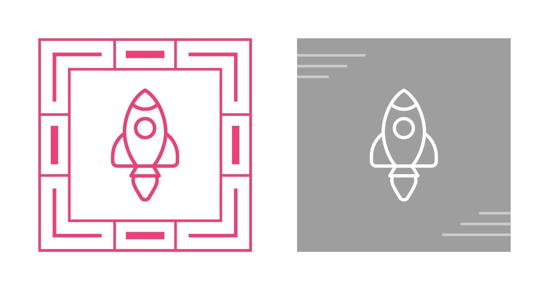 Rocket Lunch Vector Icon