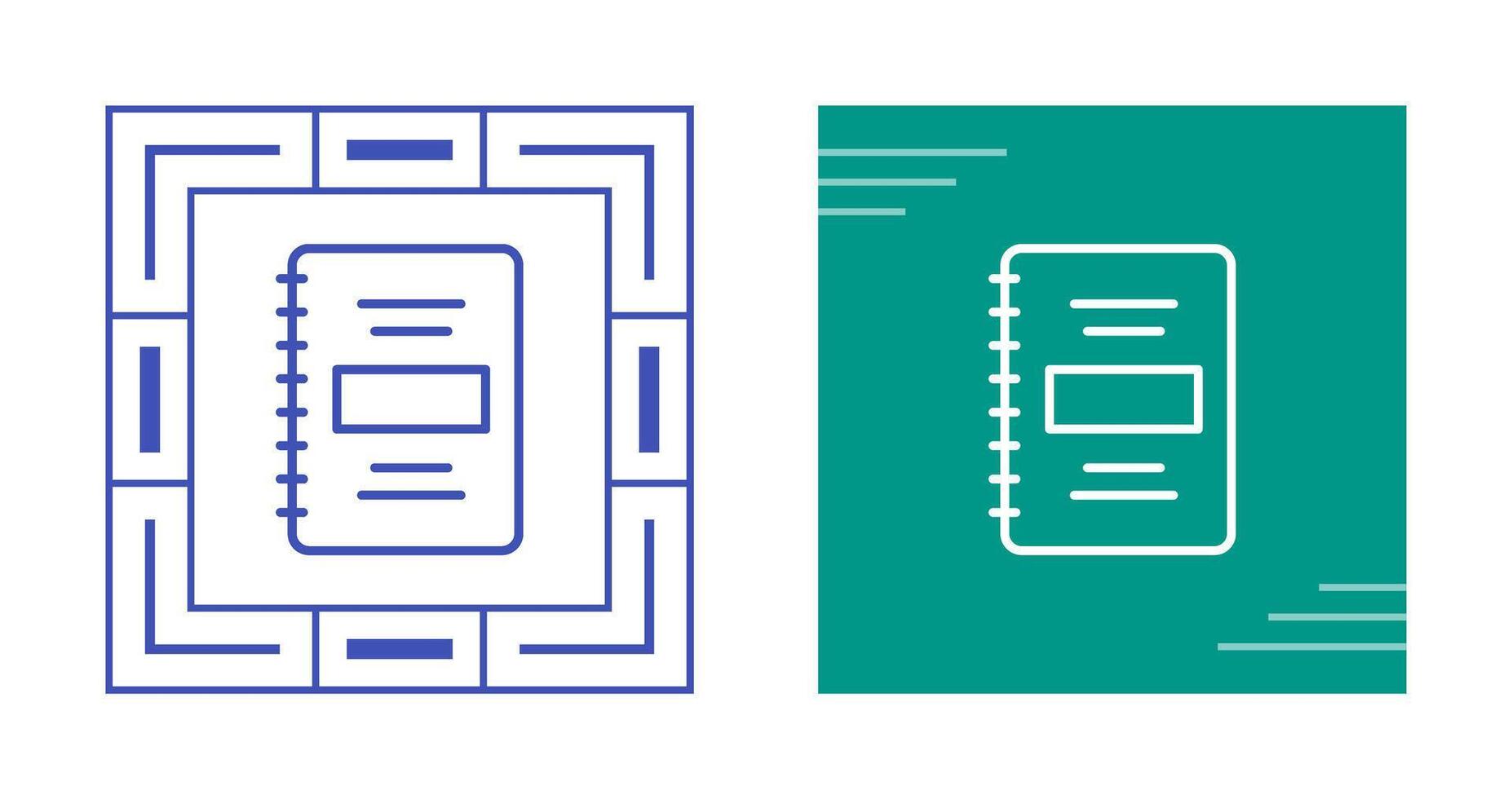 Notebook Vector Icon