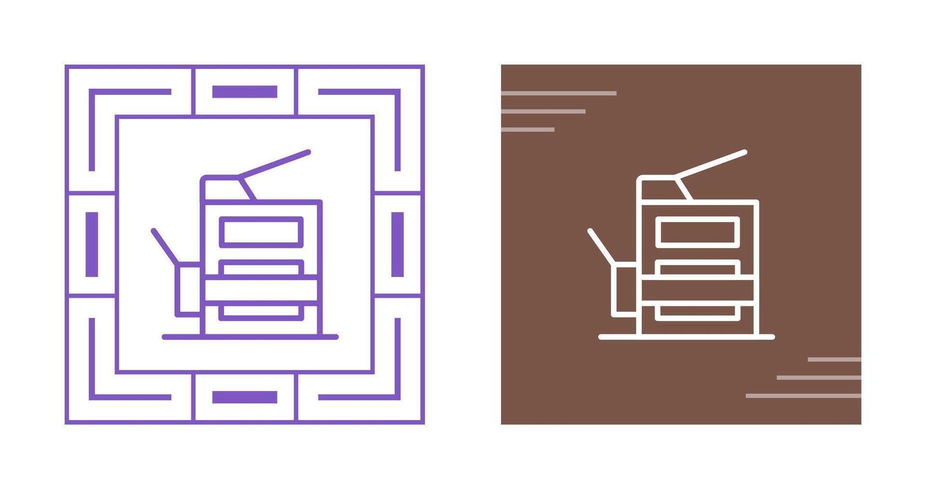 Copy Machine Vector Icon