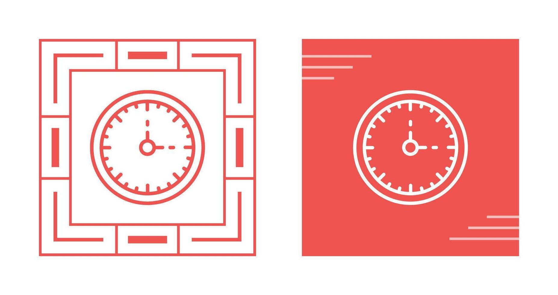 Clock Three Vector Icon