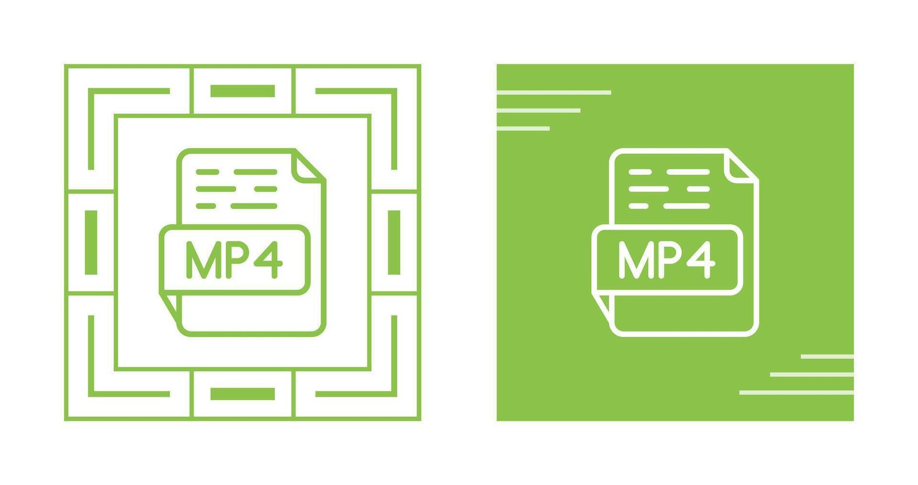 MP4 Vector Icon