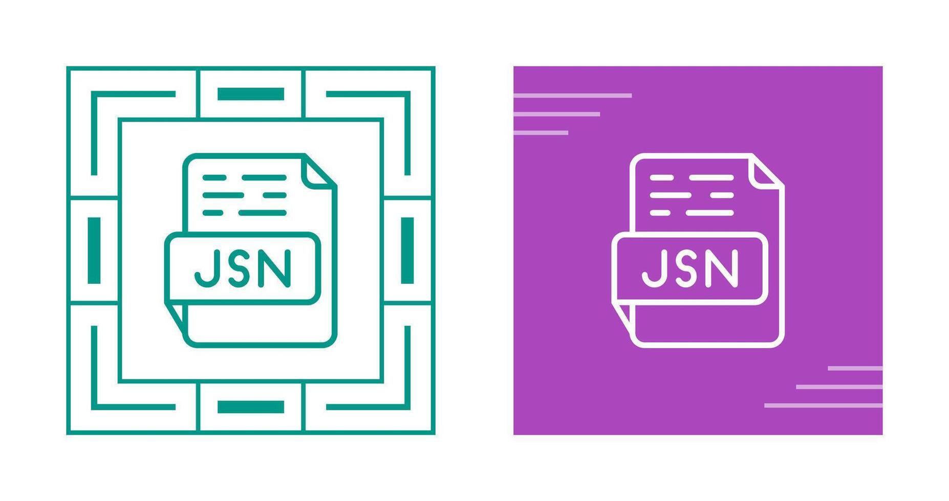 JSON Vector Icon