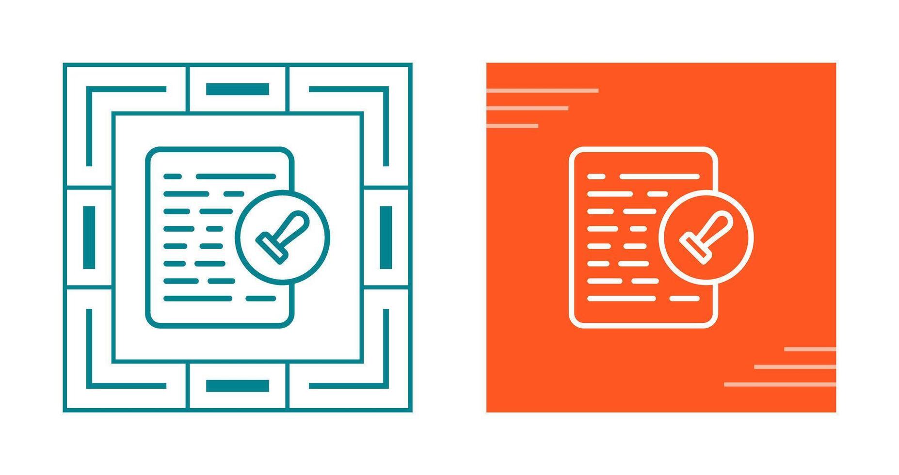 Document Permissions Vector Icon