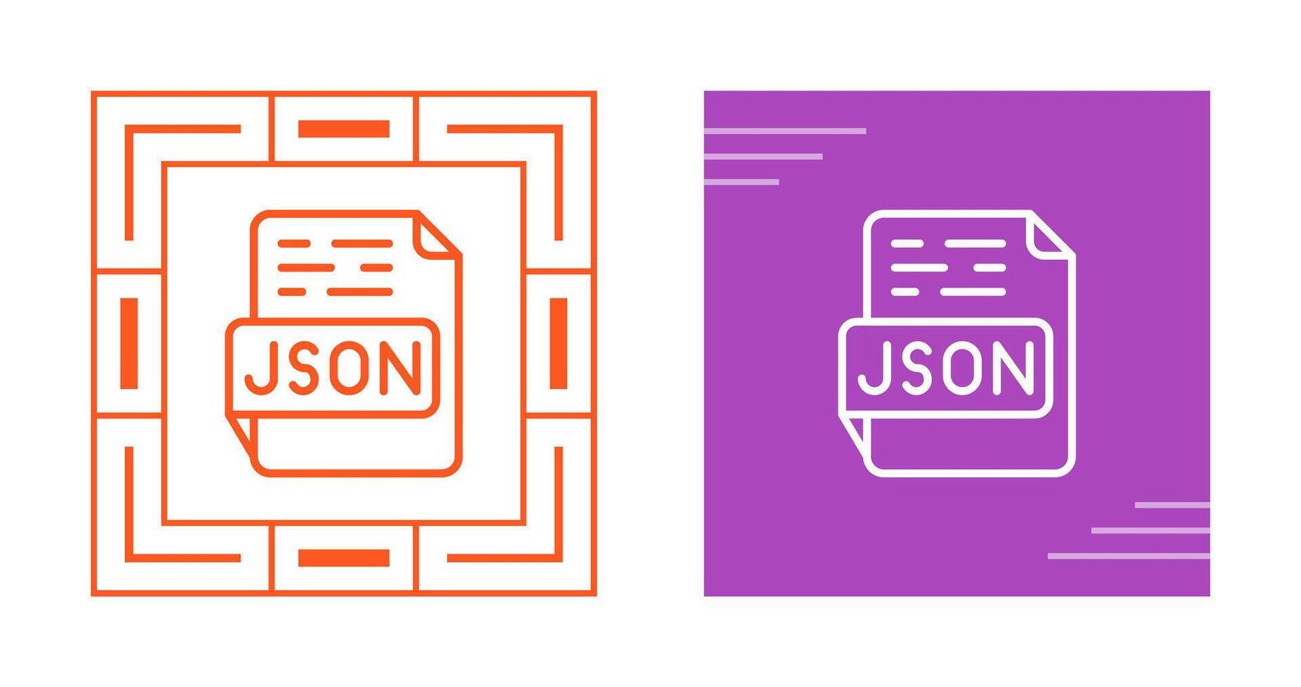 JSON Vector Icon