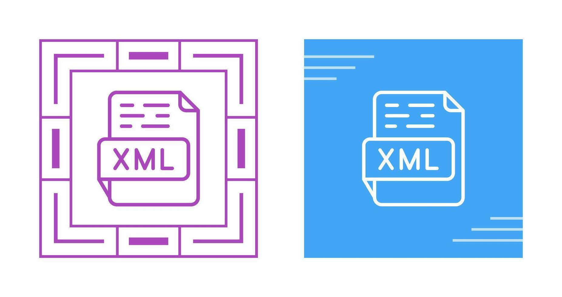 XML Vector Icon