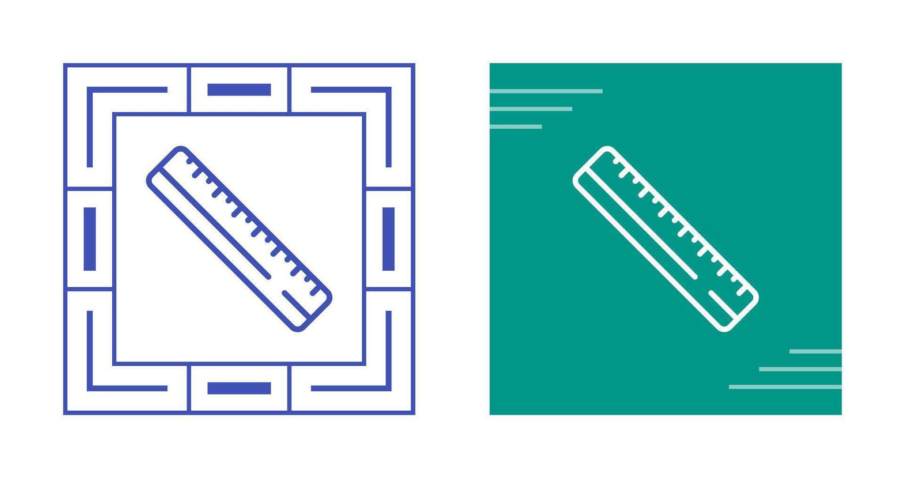 Straight Ruler Vector Icon