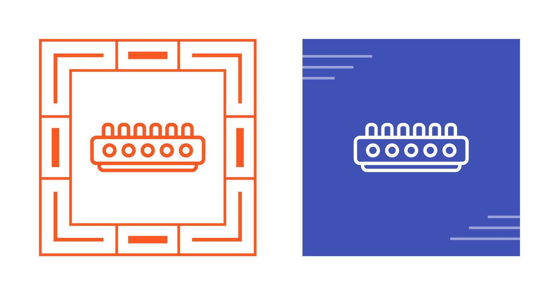 Cable Termination Block Vector Icon