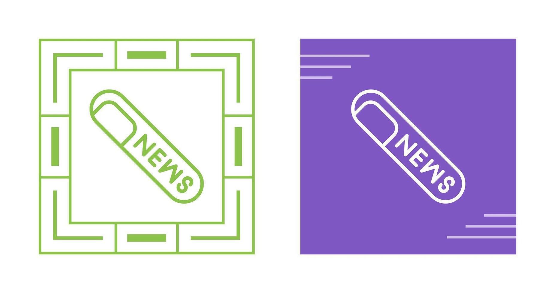 Rolled Up Newspaper Vector Icon