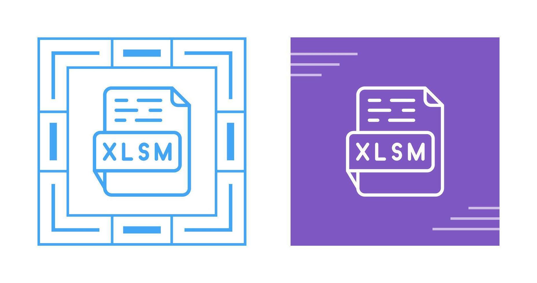 XLSM Vector Icon