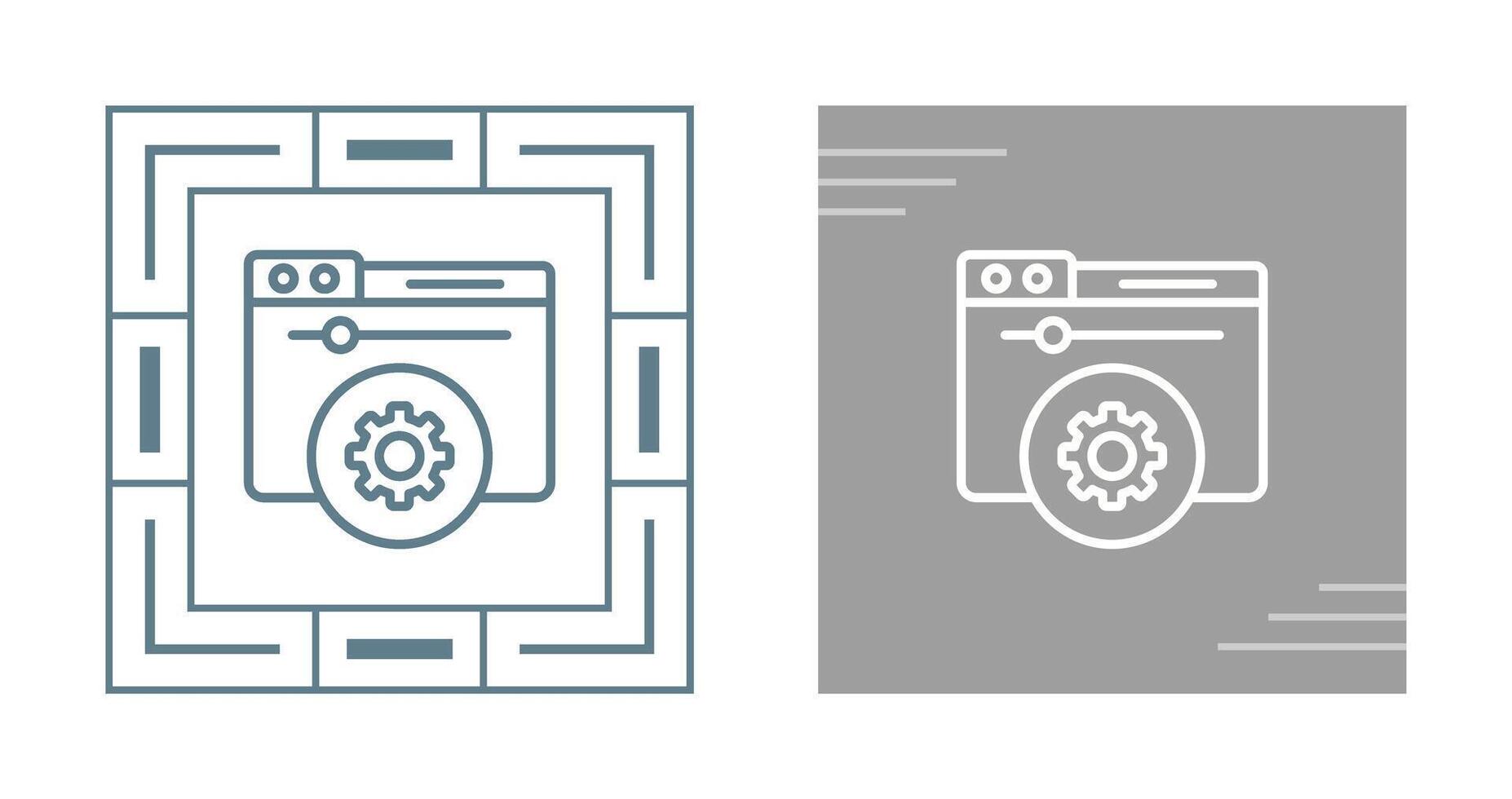 Hosting Control Panel Vector Icon