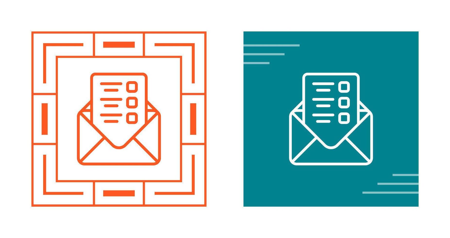 Mailing Lists Vector Icon