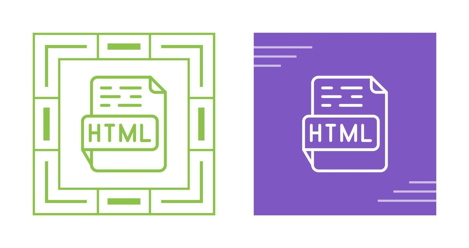 HTML Vector Icon