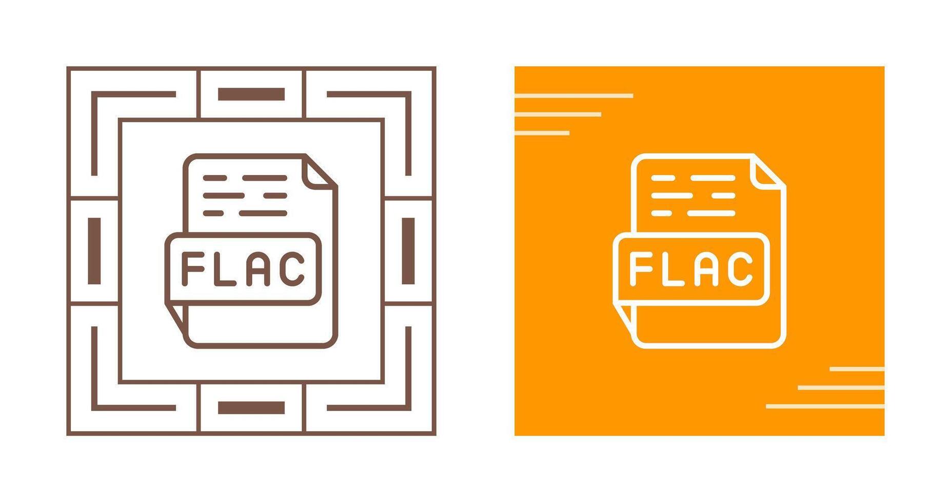 flac vector icono