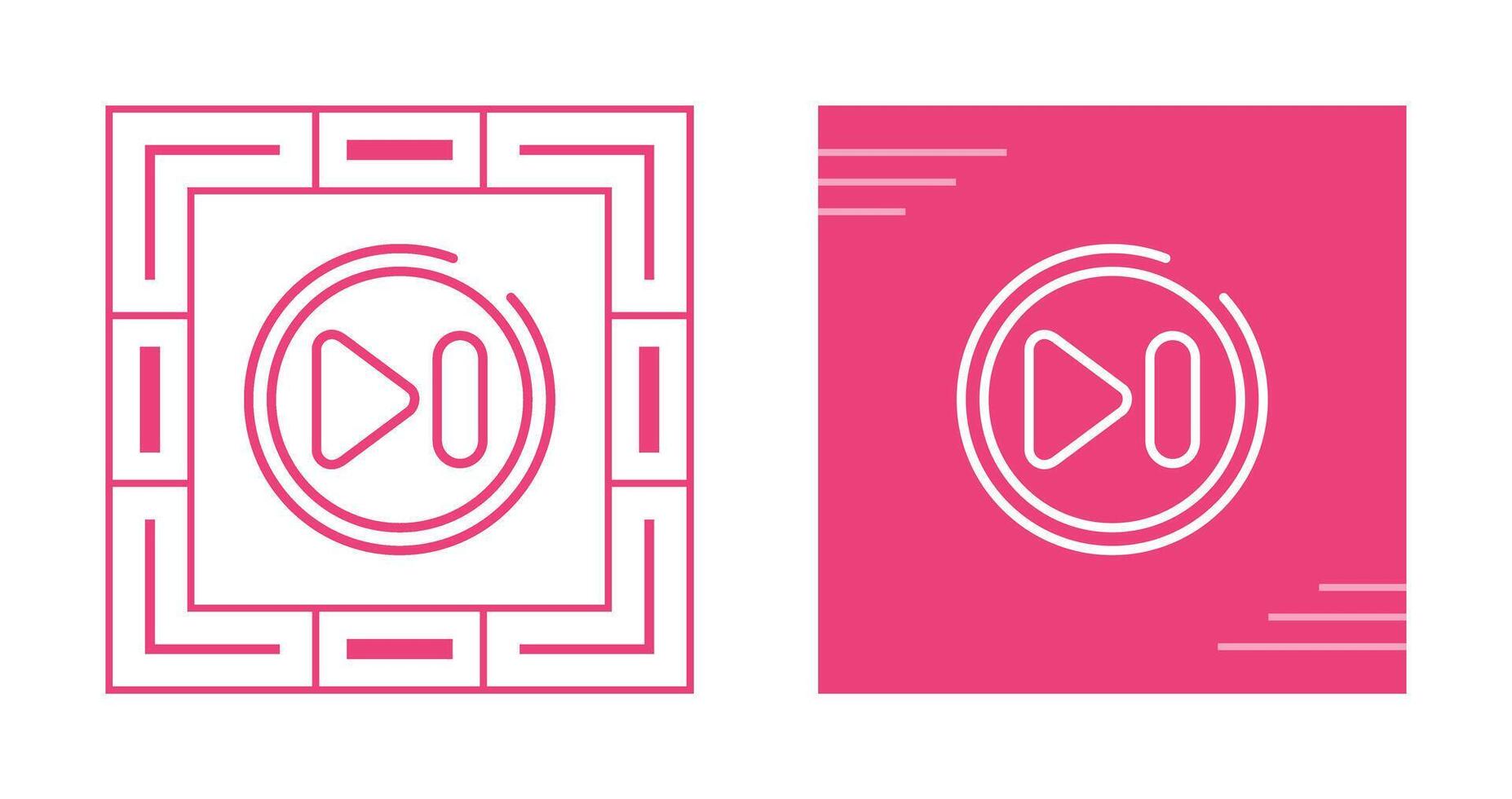 Next Track Button Vector Icon