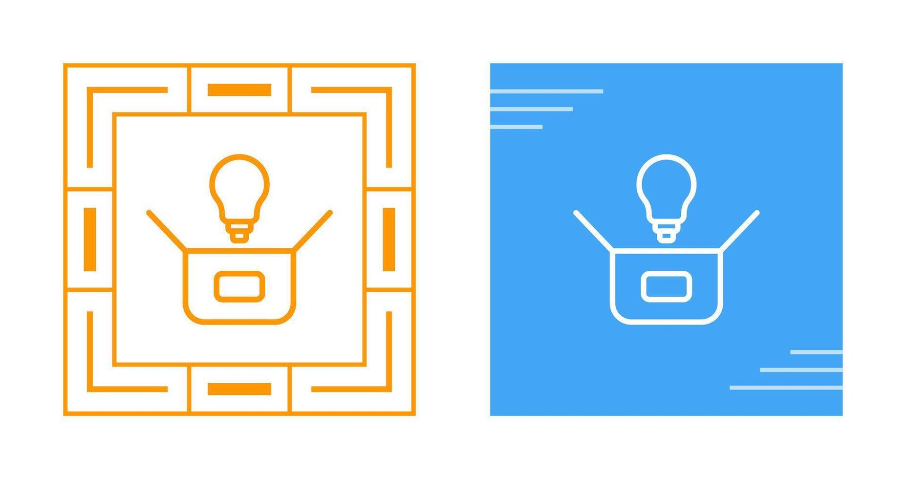 Think Outside The Box Vector Icon