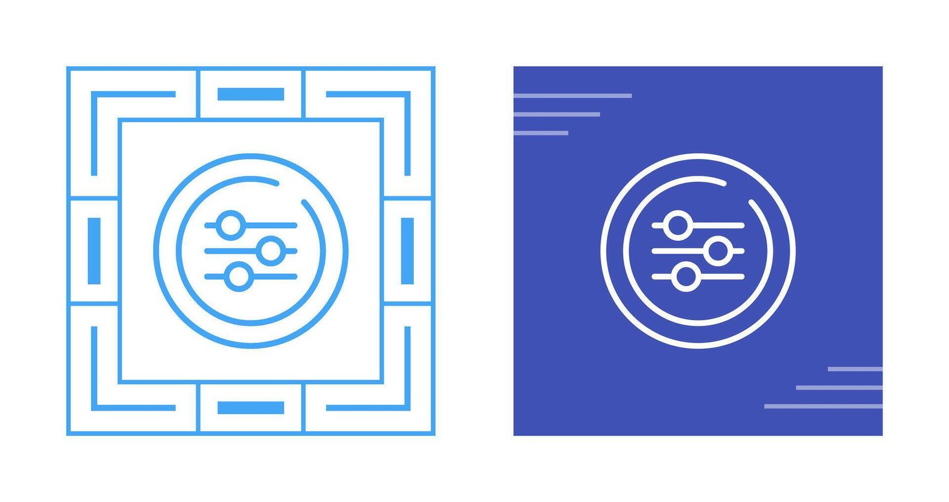 Equalizer Circle Vector Icon